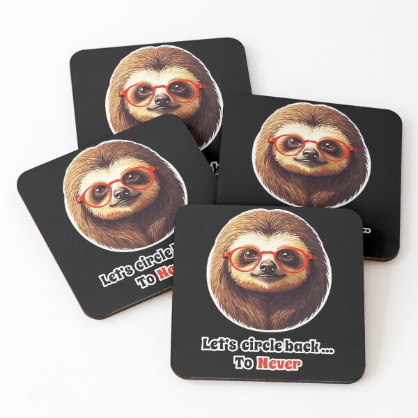 Item preview, Sloth Working in IT, Funny Corporate Design - Let's Circle Back to Never designed and sold by Ridiculam Toga.
