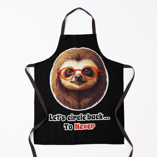Item preview, Sloth Working in IT, Funny Corporate Design - Let's Circle Back to Never designed and sold by Ridiculam Toga.