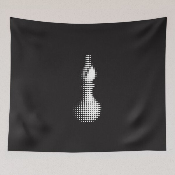 Item preview, Chess White Bishop Halftone Effect designed and sold by trepiu.