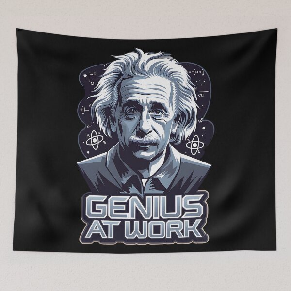 Item preview, Albert Einstein Genius at Work designed and sold by Dilwish5.