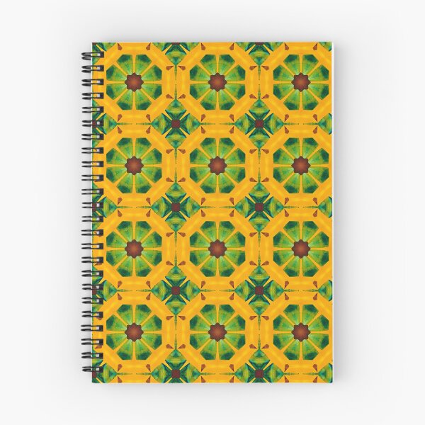 Item preview,  Radiant Gem Mandala - with hues of emerald green and golden amber designed and sold by Zilpa’s Prints.