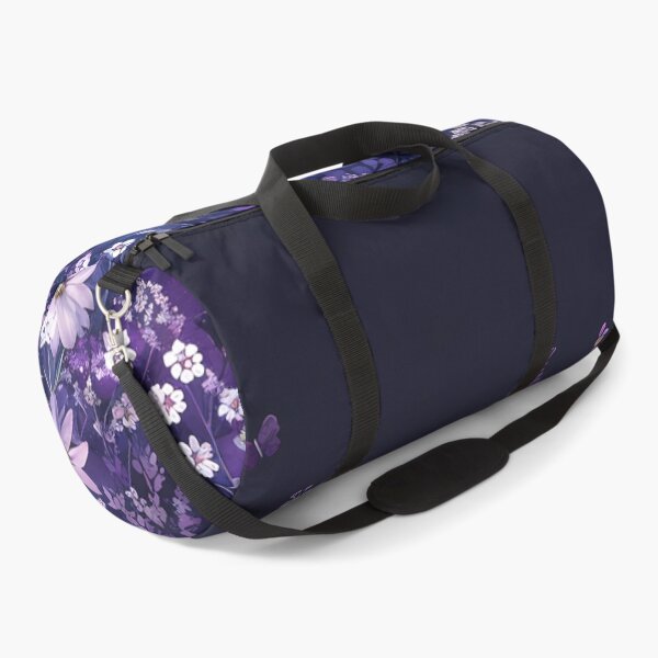 Item preview, Black purple floral pattern - whimsigoth dark cottagecore  designed and sold by cocomelon168.