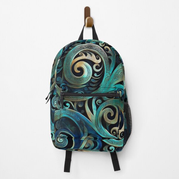 Item preview, New Zealand Māori Paua Pattern Koru Design 222 designed and sold by GrinGalore.