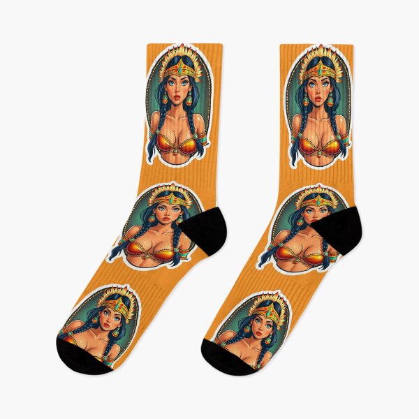 Item preview, Cute Native American Woman designed and sold by TheArtOfPat.