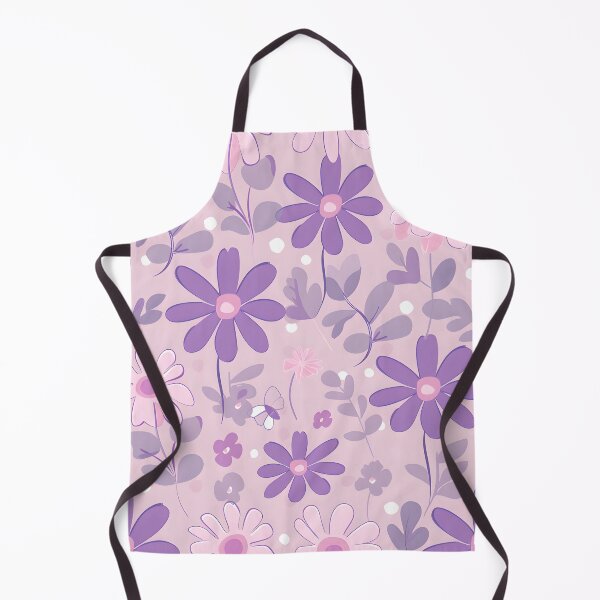Item preview, Pastel purple pink floral pattern - whimsigoth dark cottagecore  designed and sold by cocomelon168.