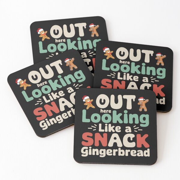 Item preview,  Out Here Looking Like A Snack Gingerbread - This funny gift is perfect for lovers of holiday humor and sweet vibes! designed and sold by ZyziowskyArt.