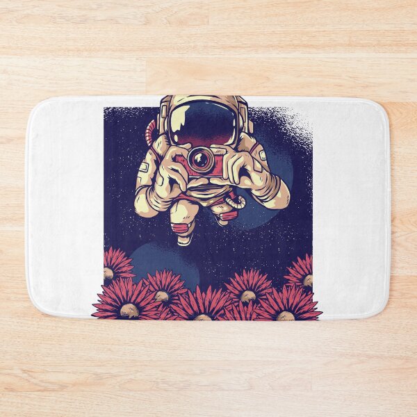 Item preview, Space Explorer Photographing Flowers designed and sold by TurtleDojo.