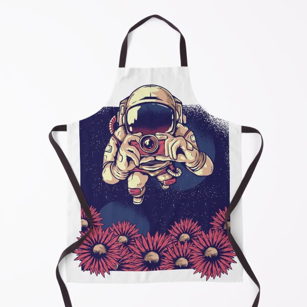 Item preview, Space Explorer Photographing Flowers designed and sold by TurtleDojo.
