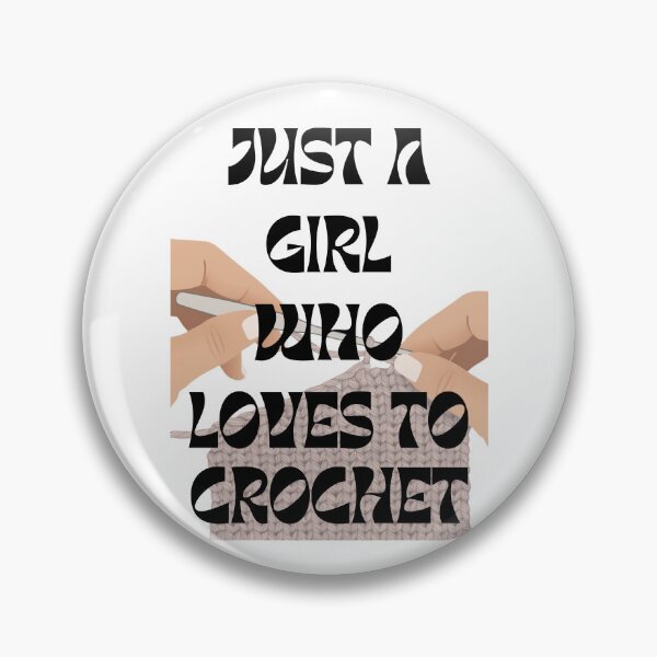 Item preview, Just A Girl who Love Crochet designed and sold by AJdodd.