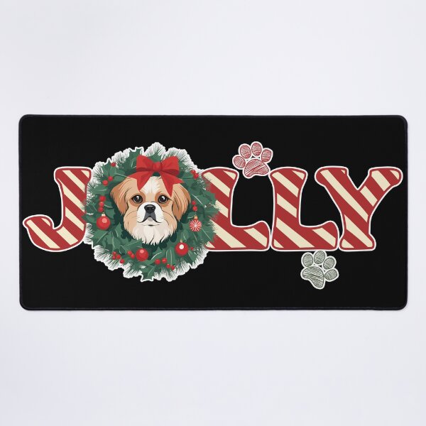 Item preview, Jolly Christmas - Pekingese Nose Edition designed and sold by GoodyPaws.