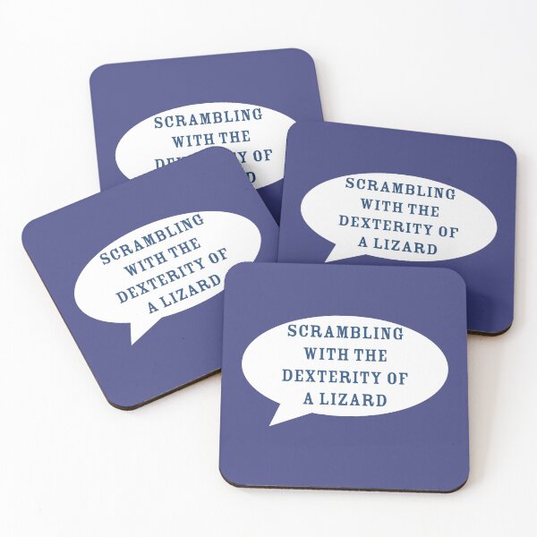 Item preview, Lizard Odd Couple Quote designed and sold by reillysgal.