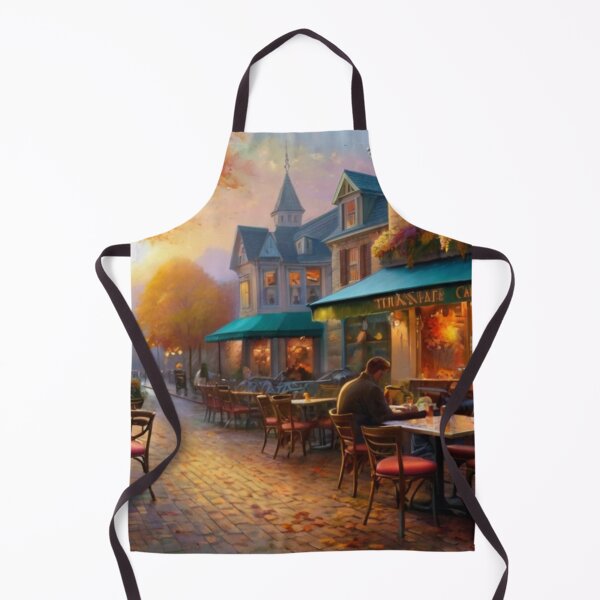 Item preview, Charming Café on an Autumn Lane designed and sold by BlareBlare.