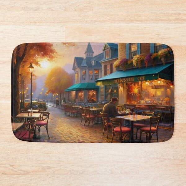 Item preview, Charming Café on an Autumn Lane designed and sold by BlareBlare.