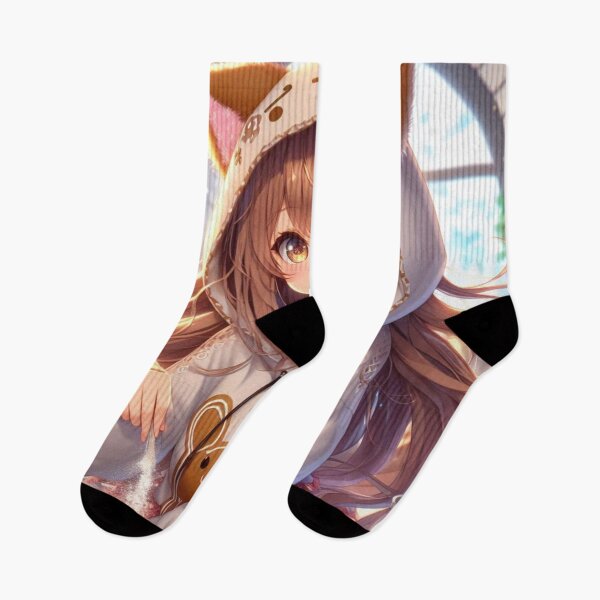 Item preview, Anime Cute Girlfriend with cat ears and tail baking Christmas Theme (silvergoldvisionary)   designed and sold by SGVisionary.
