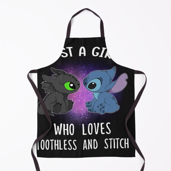 Item preview, STITCH AND TOOTHLESS LOVE CUTE JUST A GIRL WHO LOVES STITCH designed and sold by ThomasMaitra5.