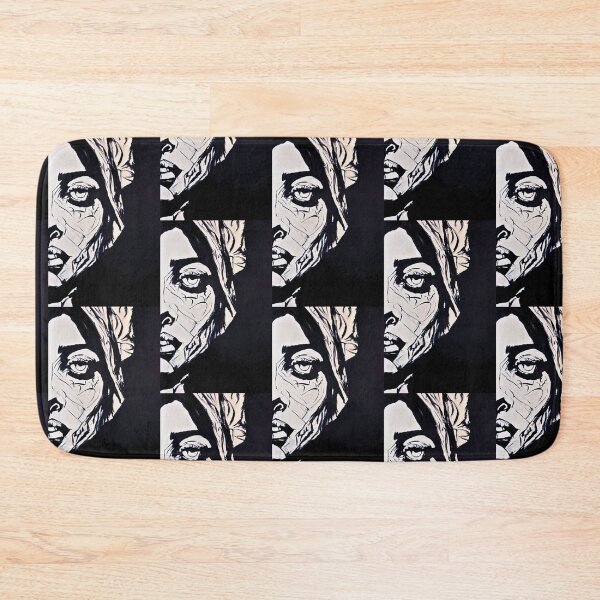 Item preview, Black and White Face Abstract Painting designed and sold by FreebirdFunnday.