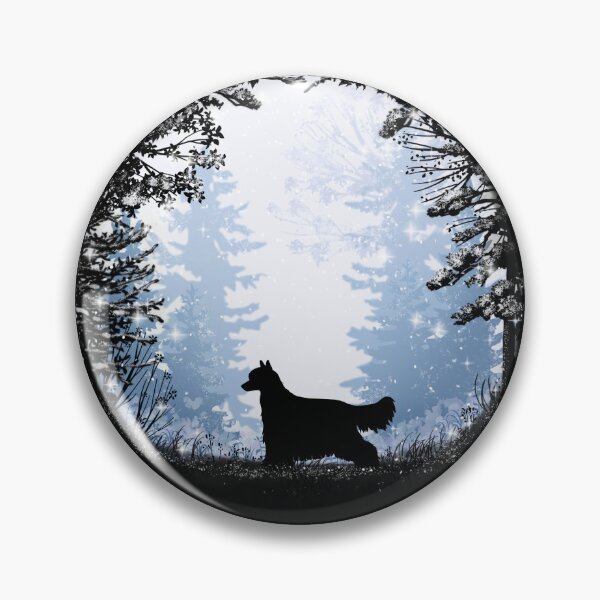 Item preview, “First Snow” Chinese Crested (Powderpuff) designed and sold by Spinyflowerart.