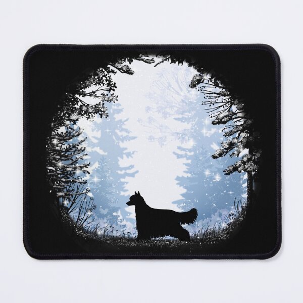 Item preview, “First Snow” Chinese Crested (Powderpuff) designed and sold by Spinyflowerart.