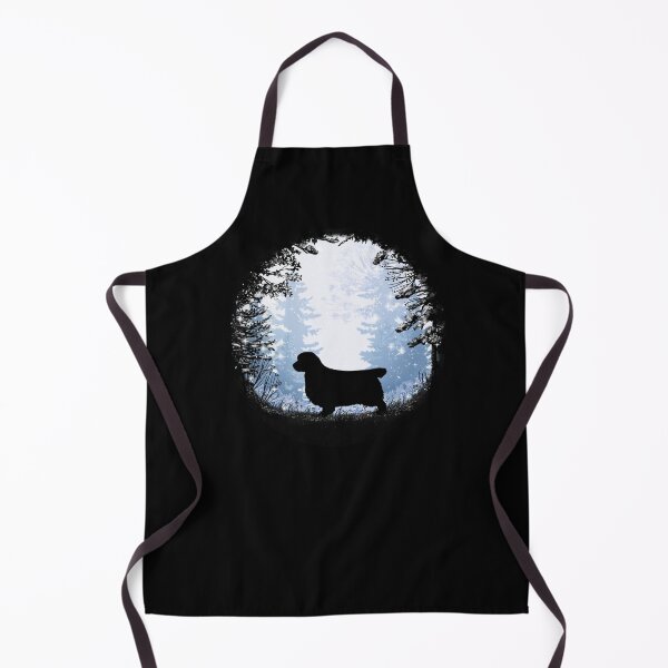 Item preview, “First Snow” Clumber Spaniel designed and sold by Spinyflowerart.