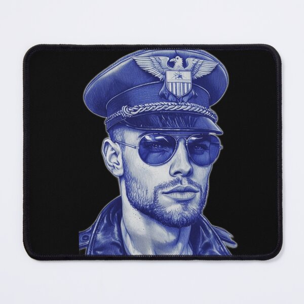 Item preview, Gay Leather Heat Military Daddy Leder Pride Graphic Design designed and sold by ItsAKinkThing.