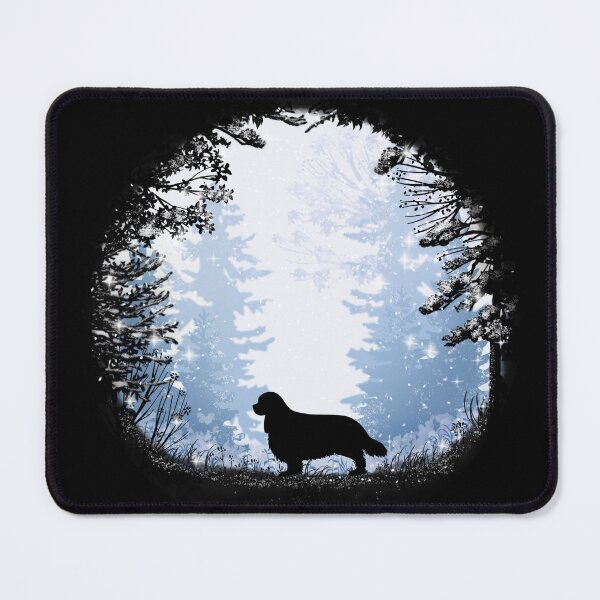Item preview, “First Snow” Cavalier King Charles Spaniel designed and sold by Spinyflowerart.