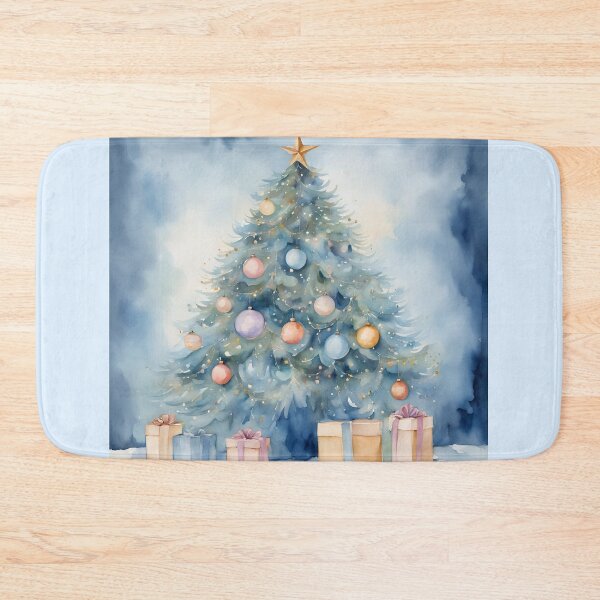 Item preview, BlueTrees , Christmas Tree Farm, Christmas Tree Path, Cute Winter Christams Happy Holidays designed and sold by KolorellaS.