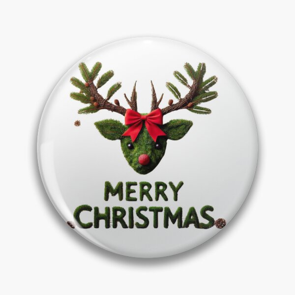 Item preview, Unique Cheerful Graphic of Christmas Characters Made of Spruce Twigs | Festive Holiday Art designed and sold by MiszungART.