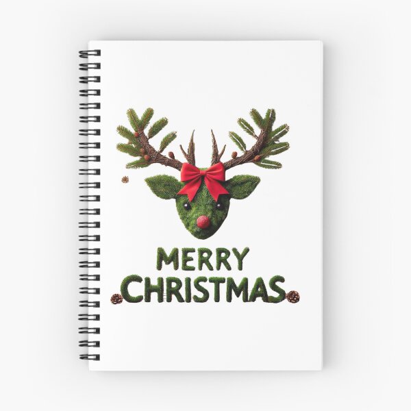 Item preview, Unique Cheerful Graphic of Christmas Characters Made of Spruce Twigs | Festive Holiday Art designed and sold by MiszungART.