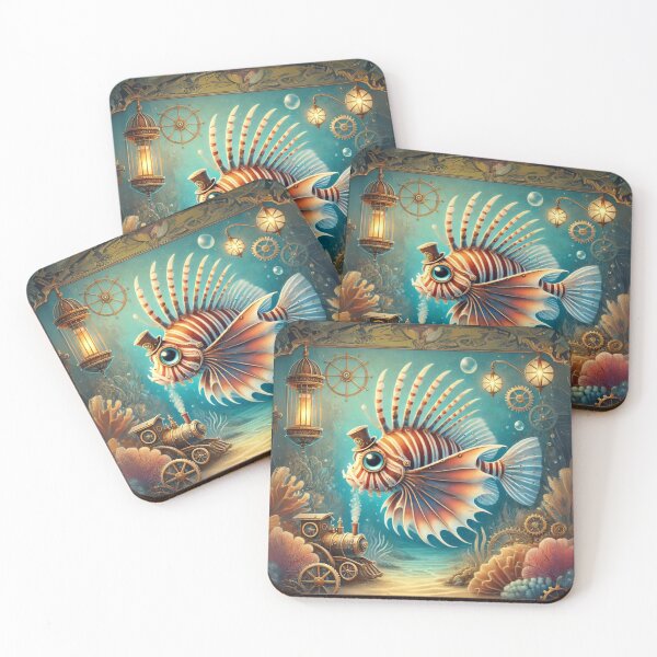 Item preview, Steampunk Lionfish designed and sold by Sillytoe.