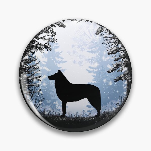 Item preview, “First Snow” Collie (Smooth) designed and sold by Spinyflowerart.