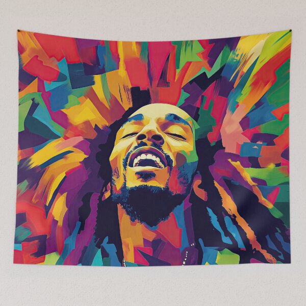 Item preview, Bob Marley painting  designed and sold by FacesArt.