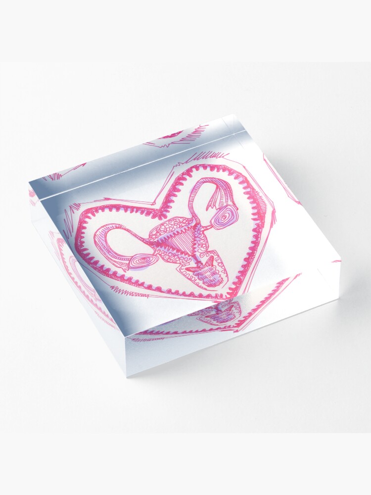 Alternate view of Uterus Drawing - 2016 Acrylic Block