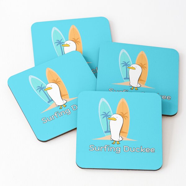 Item preview, Surfing Duckee designed and sold by Reelyfishing.