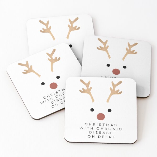 Item preview, Oh Deer! Chrismas with chronic disease. designed and sold by PurrfectionMeow.
