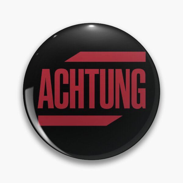 Artikelvorschau, Dickes Rot Achtung entworfen und verkauft von Peter Stawicki.