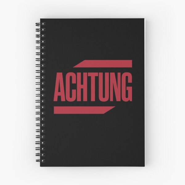Item preview, Thick Red Achtung designed and sold by Peter Stawicki.