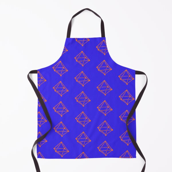 Item preview, Orange Octahedron on Blue designed and sold by MagentaTwilight.