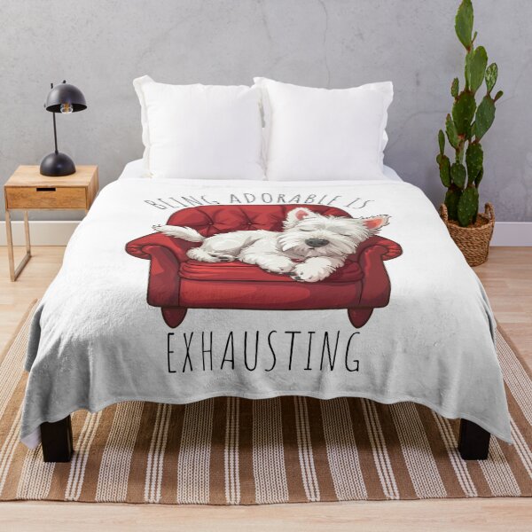 Item preview, Adorable Westie: Exhausting but Worth It designed and sold by StoReprint1.