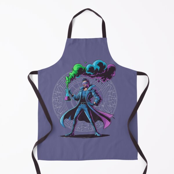 Item preview, Vibrant Alchemist Chemist with Glowing Flask Design designed and sold by TeeGrit.