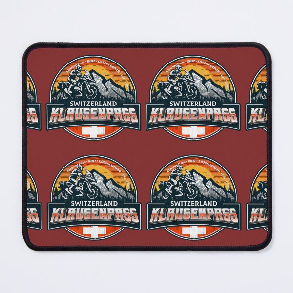 Item preview, Klausenpass Switzerland Klausen Pass Motorcycle Sticker T-Shirt 01 designed and sold by OuterShellUK.