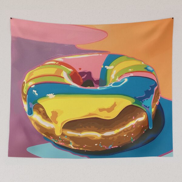 Item preview, Iced Donut Pop Art 7 designed and sold by AstroRisq.