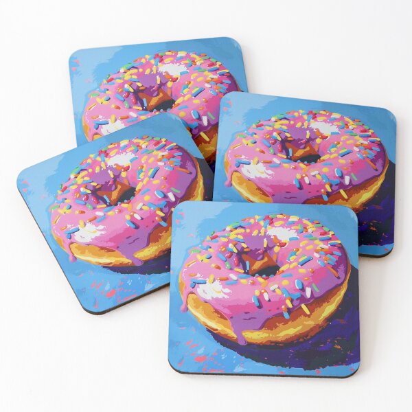 Item preview, Iced Donut Pop Art 8 designed and sold by AstroRisq.