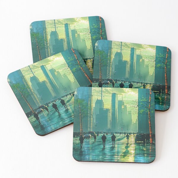 Item preview, City Lights Rain Symphony designed and sold by PanoramaPrints.
