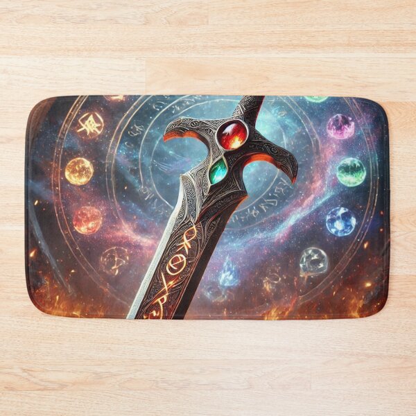 Item preview, Enchanted Sword of Elements with Celestial Symbols designed and sold by TeslaSt0re.