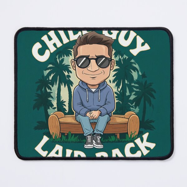Item preview, Chill Guy - Laid Back Vibes Illustration designed and sold by Mido-artister.