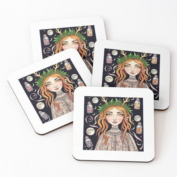 Item preview, The Green Witch  designed and sold by FawnAndTheMoon.