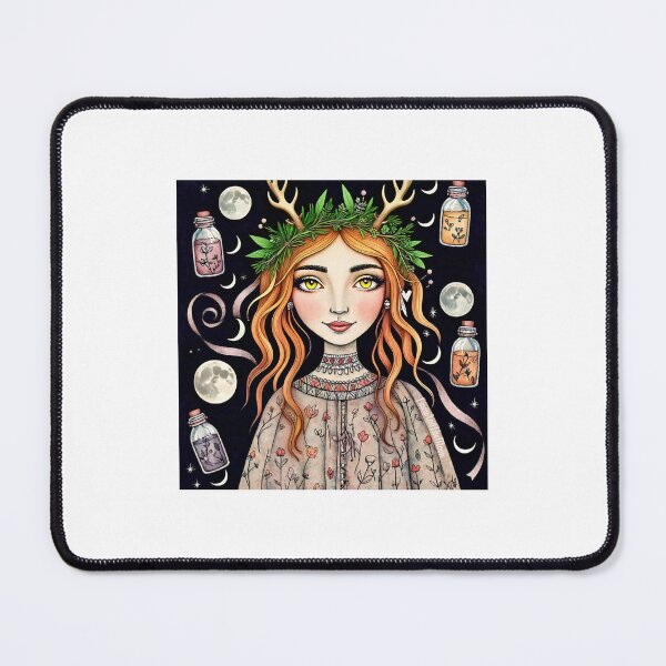 Item preview, The Green Witch  designed and sold by FawnAndTheMoon.