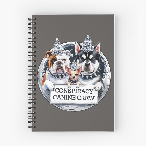 Item preview, Conspiracy Canine Crew - Bulldog, Malamute, Chihuahua Dogs - Funny designed and sold by Conspiracy Crew.