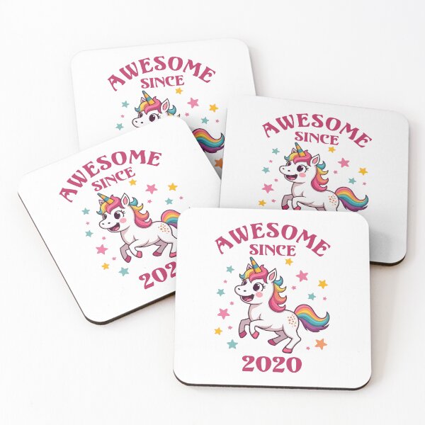 Item preview, Awesome Since 2020 - Kids Birthday Unicorn designed and sold by HandicraftArt.