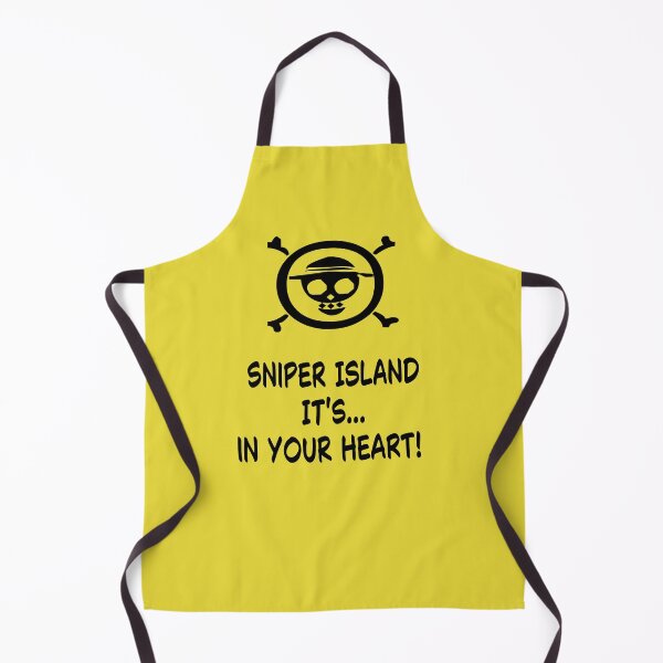 Item preview, Sniper Island It's in Your Heart! - One Piece Anime Jolly Roger Design designed and sold by RainbowDoveShop.